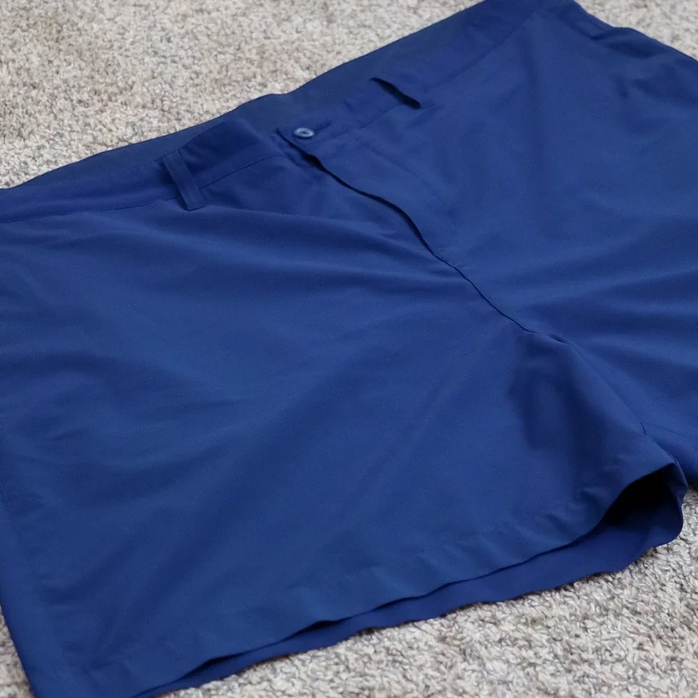 Polo‎ Ralph Lauren Performance Shorts Mens 44 Navy Golf Athletic Embroidered Big